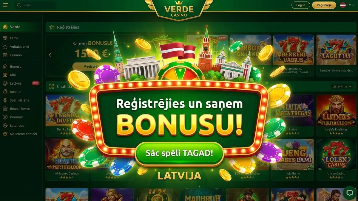 Reģistrācija ar bonusu